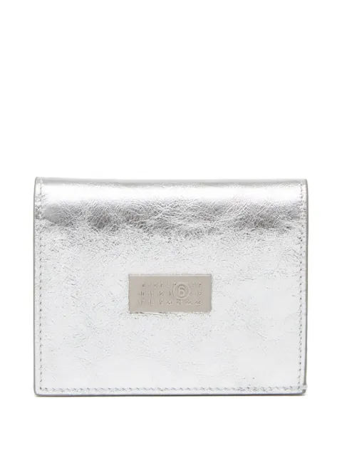 MM6 Maison Margiela cartera con costura del logo