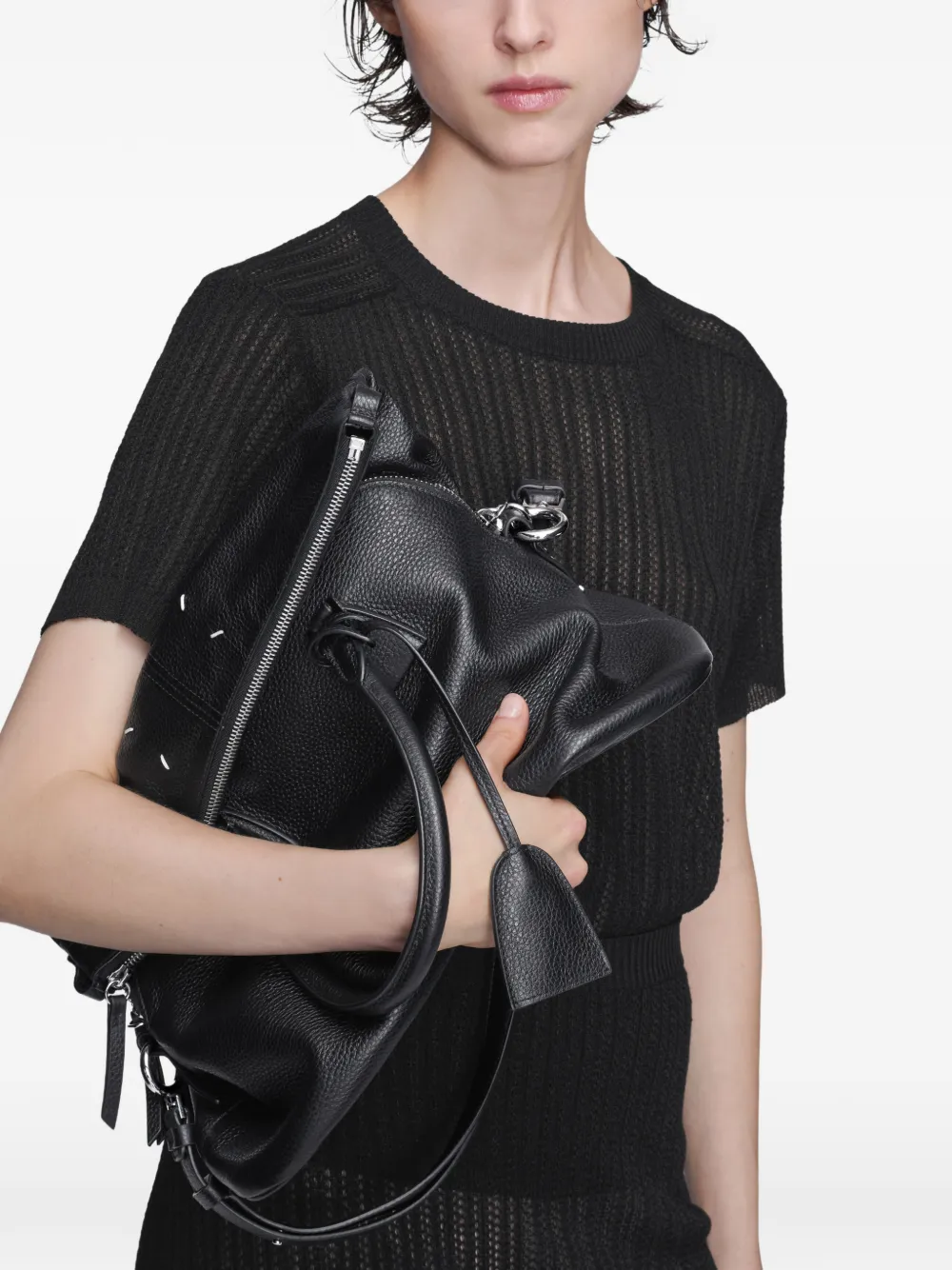 Maison Margiela Medium 5AC Soft shopper Zwart