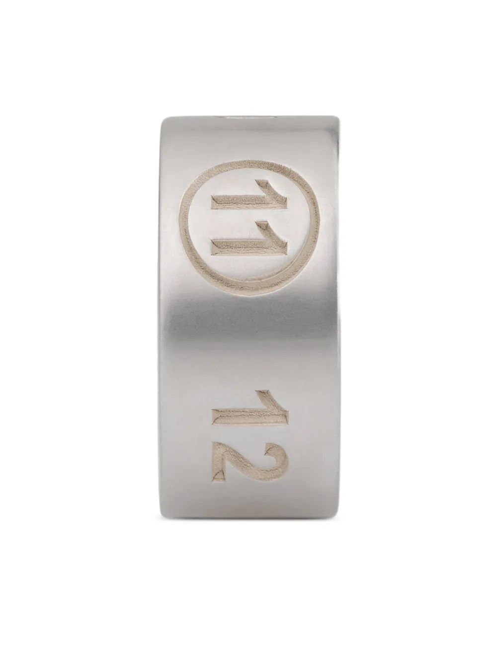 Maison Margiela Ear cuff con numero - Argento