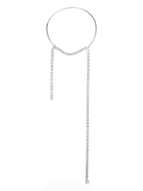 MM6 Maison Margiela rhinestone-pendant necklace