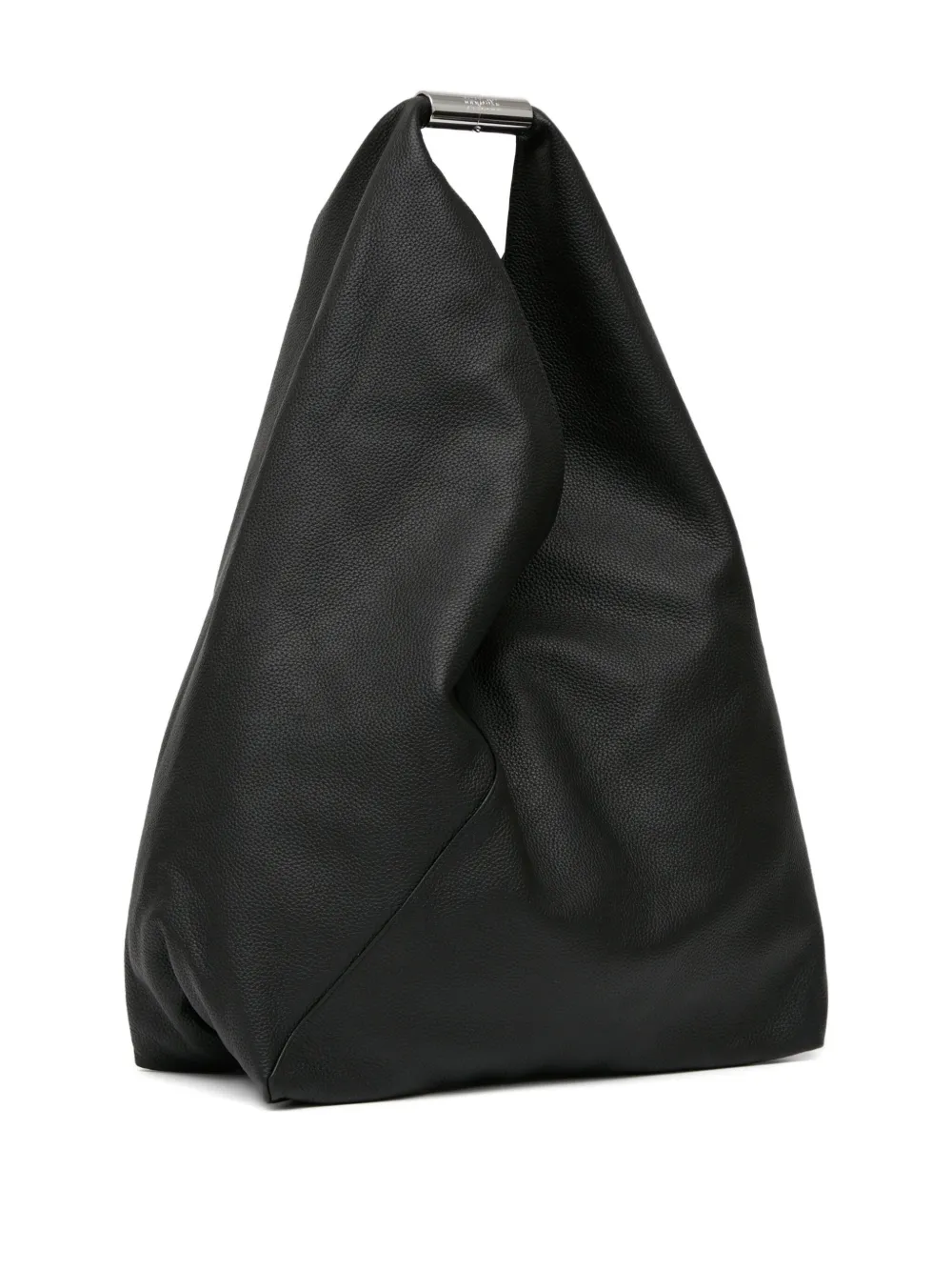 MM6 Maison Margiela Large Japanese Leather Tote Bag | Black