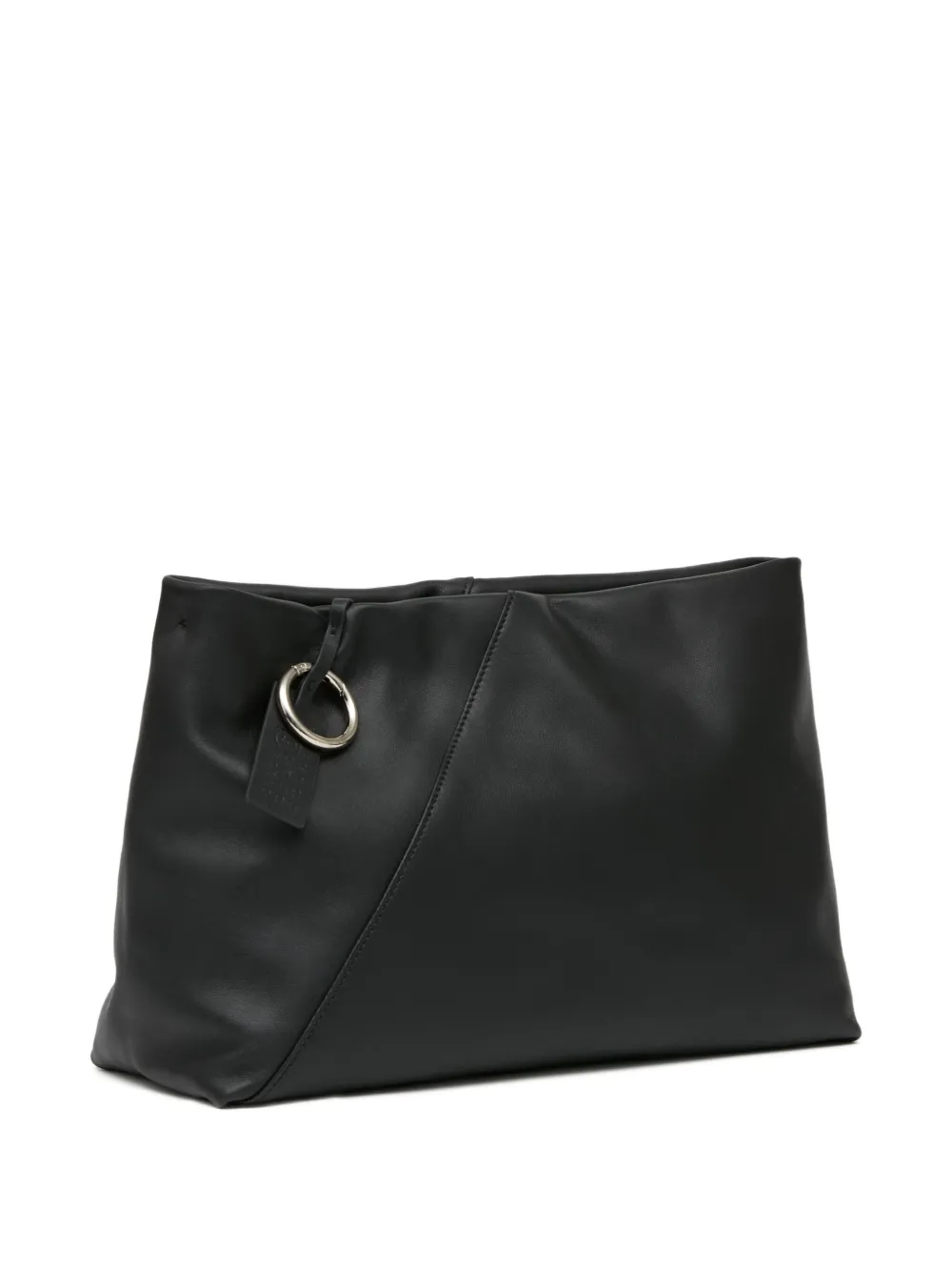 MM6 Maison Margiela Folded レザークラッチバッグ | ブラック