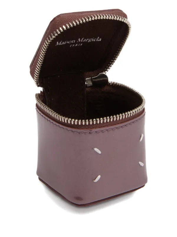 【R催3】MAISON MARGIELA ミニチェーンショルダーバッグ　美品 Maison Margiela Cube チェーンバッグ ミニ | ブラウン | FARFETCH JP
