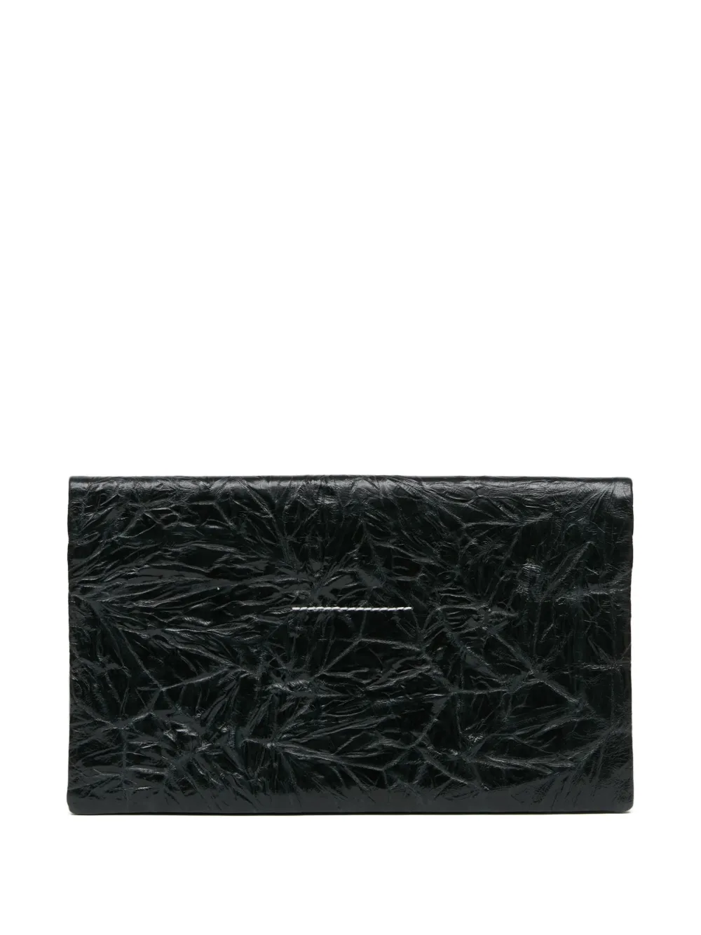 MM6 Maison Margiela Clutch con logo - Nero