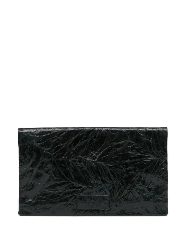 MM6 クラッチ　ケース MM6 Maison Margiela ロゴ クラッチバッグ | ブラック | FARFETCH JP