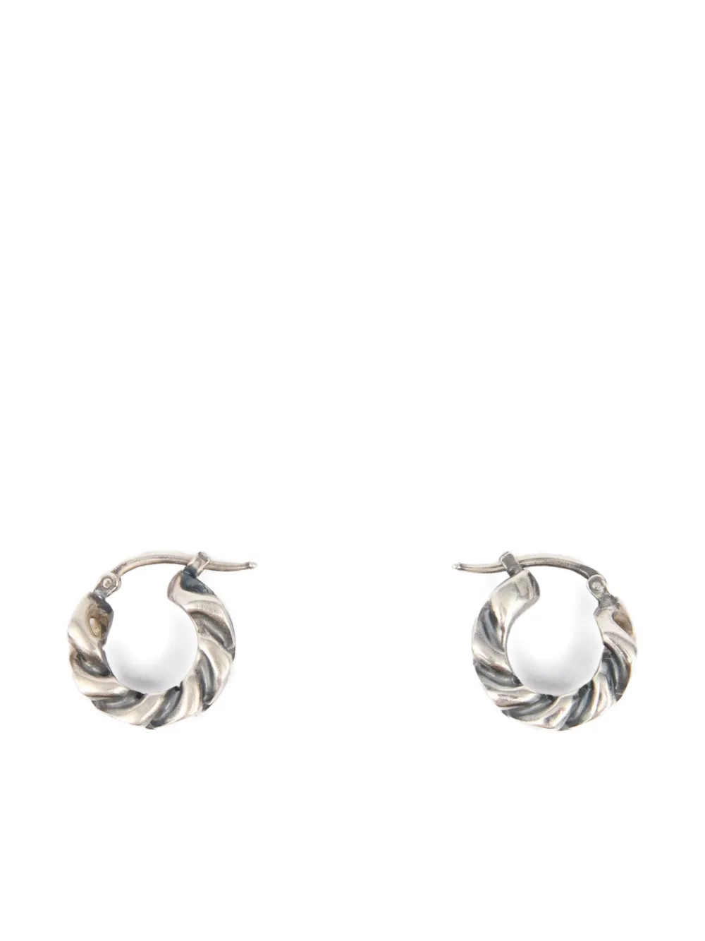 アクセサリー MM6 MAISON MARGIELA earring silver MM6 Maison Margiela Burnished Chain Earrings | Silver | FARFETCH
