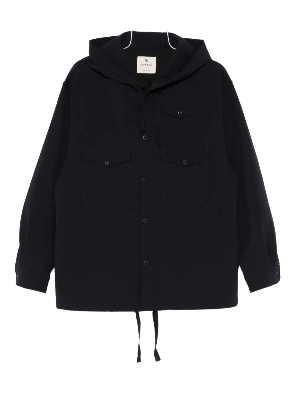 Snow Peak buttoned hoodie | Blau | Image 1