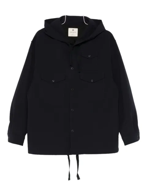 Snow Peak buttoned hoodie