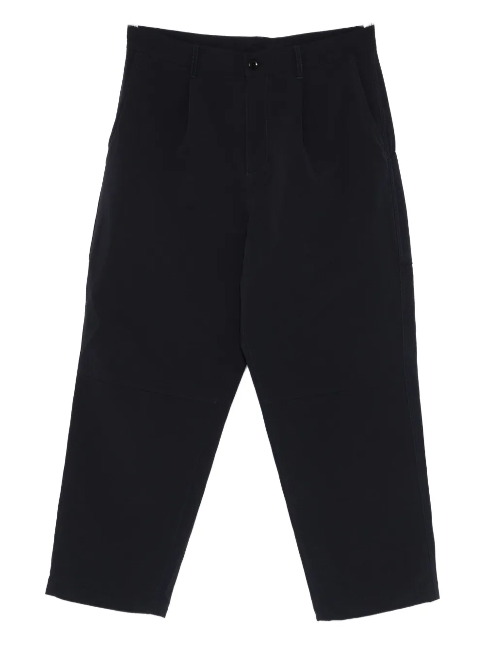 Snow Peak pleated panelled pants | Black | Image 1