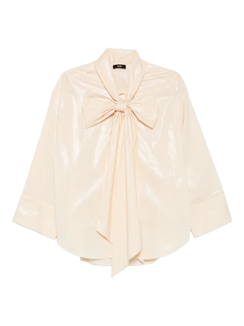 Eleh Bow Detail Blouse In Neutral