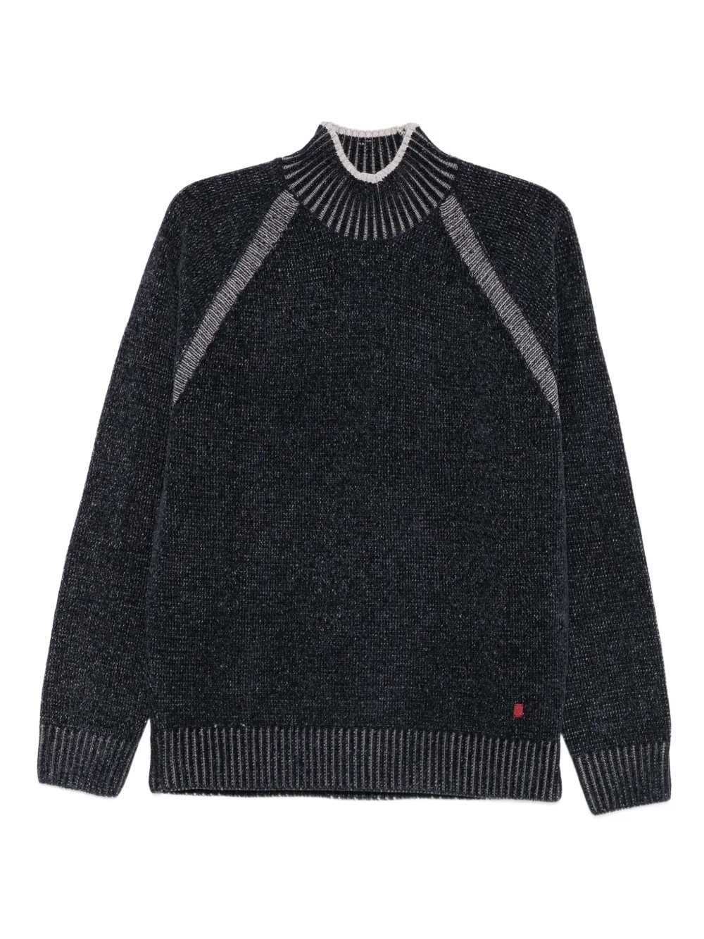LIU JO ribbed panelled sweater | Black | Image 1