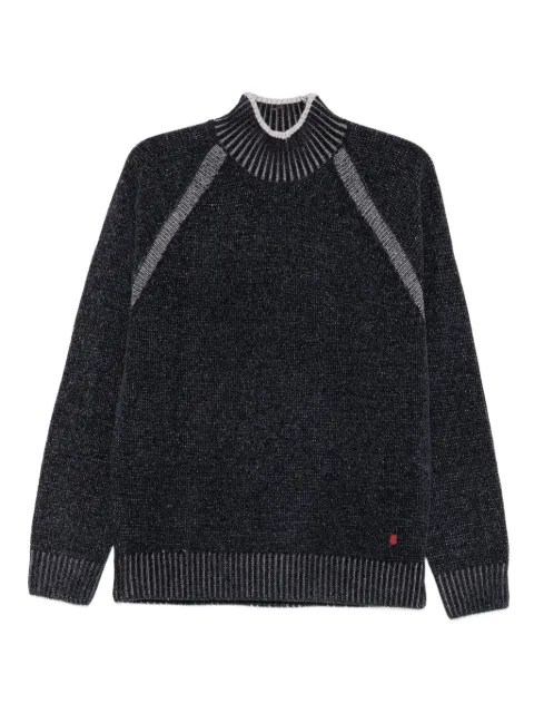 LIU JO ribbed panelled sweater