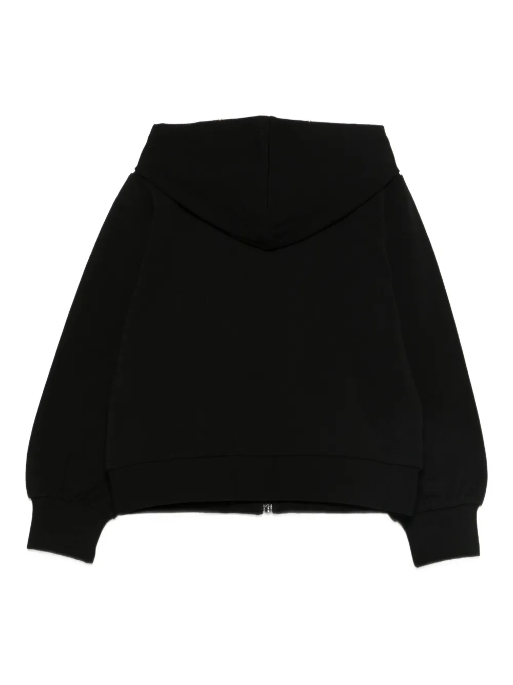 Liu •jo Rhinestone-embellished Hoodie In Black