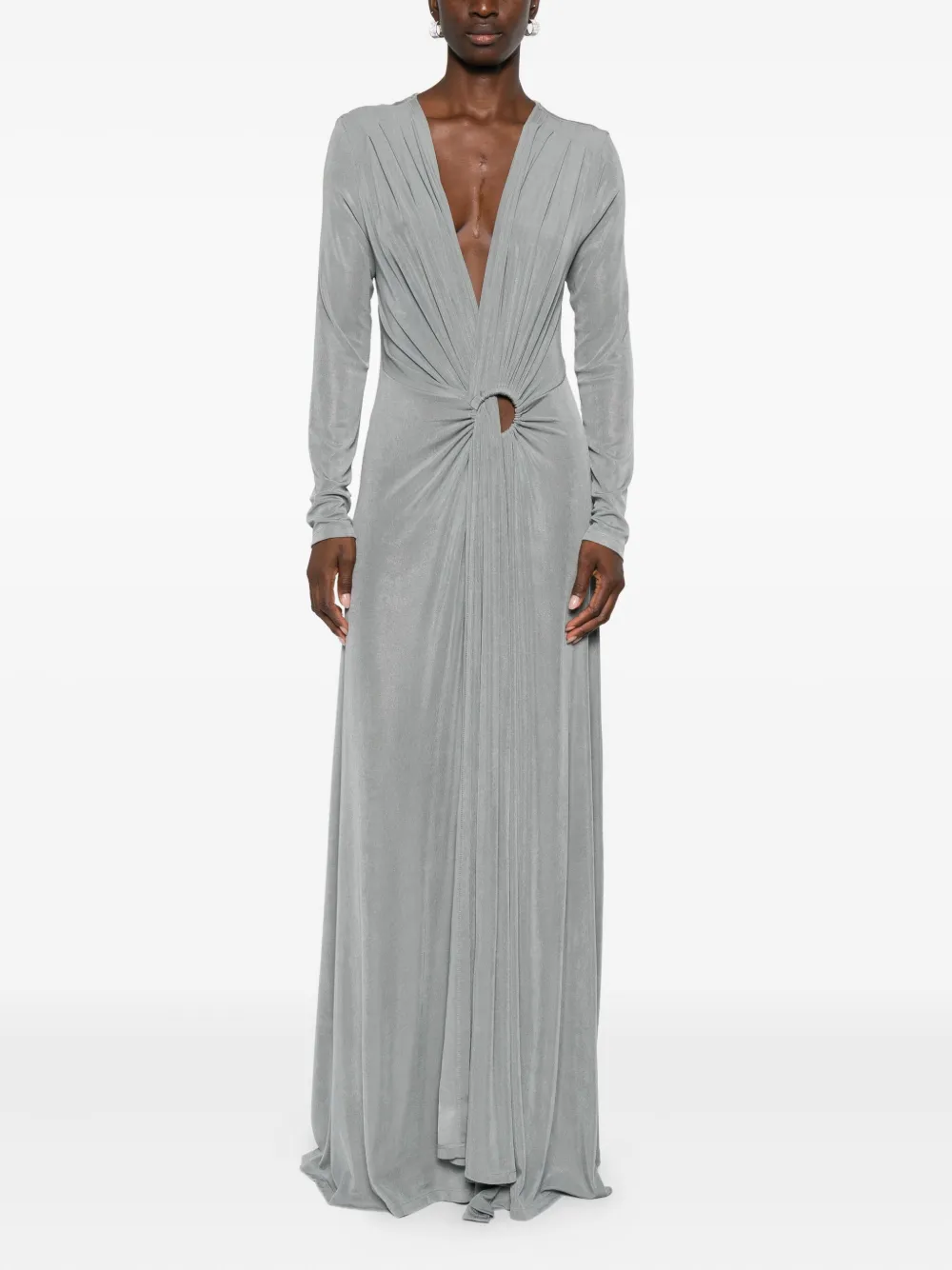 Eleh pleated maxi dress - Grijs