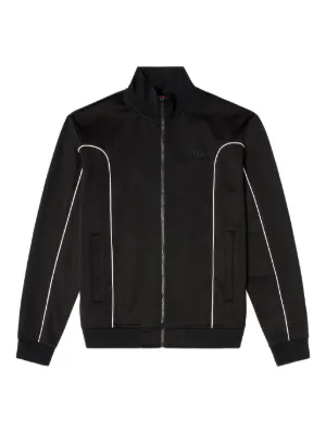 DIESEL S-GINNI-ZIP-OD Mサイズ タグ付き ブラック Dロゴ Diesel S-Ginni-Zip-Od Sweatshirt | Black | FARFETCH