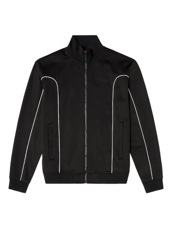 Diesel S-LOCKING-DO Zip Sweater | Black | FARFETCH