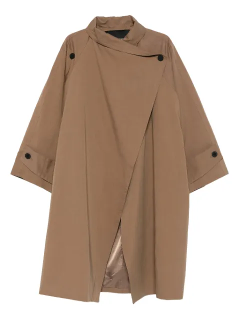 Eleh asymmetric single-breasted coat