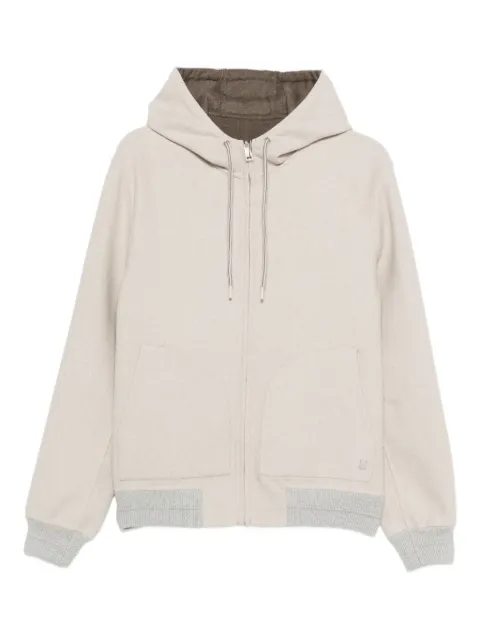 LIU JO zip-up hooded jacket