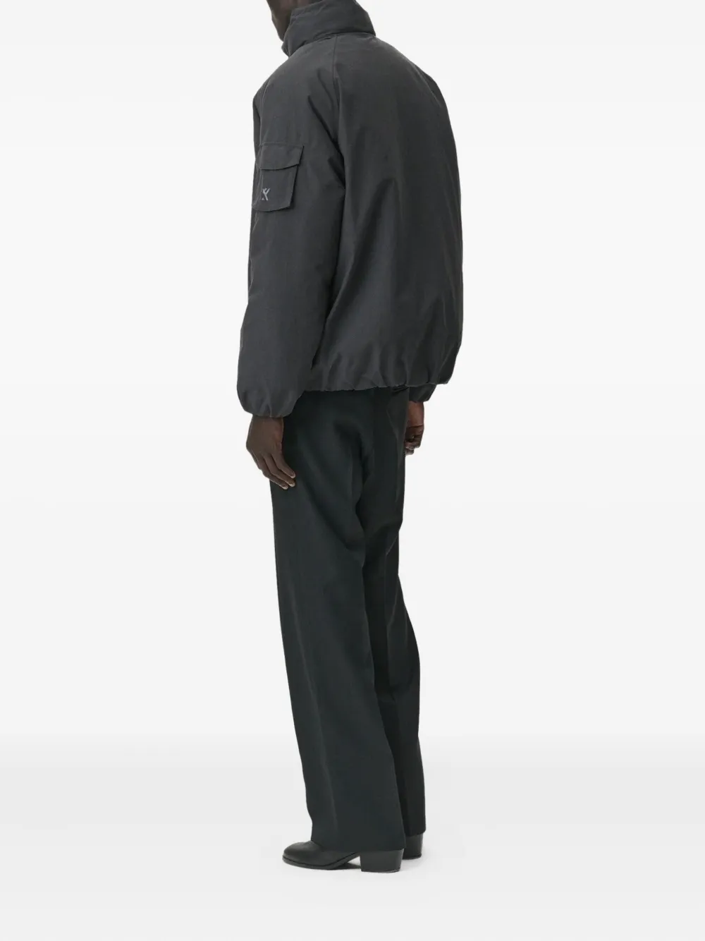 Welter Shelter Short Tracker Hooded Jacket In Gray
