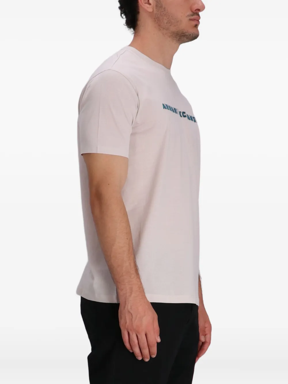 Armani Exchange T-shirt met logo Grijs