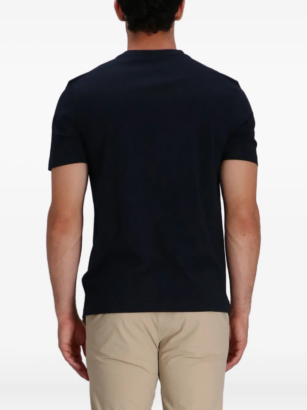 BOSS T-shirt met ronde hals Blauw