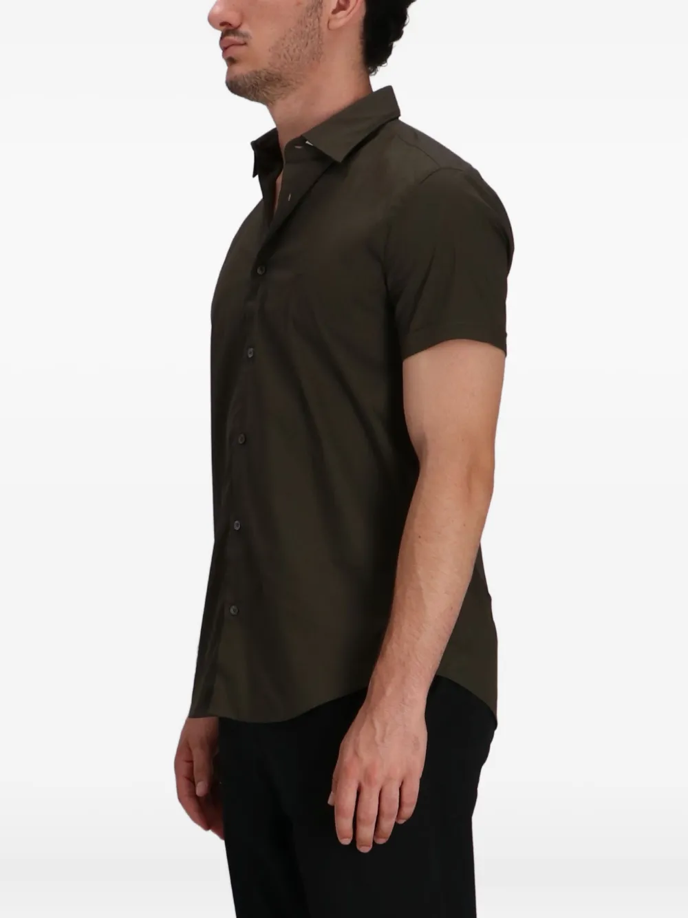 Emporio Armani Overhemd met korte mouwen - Groen