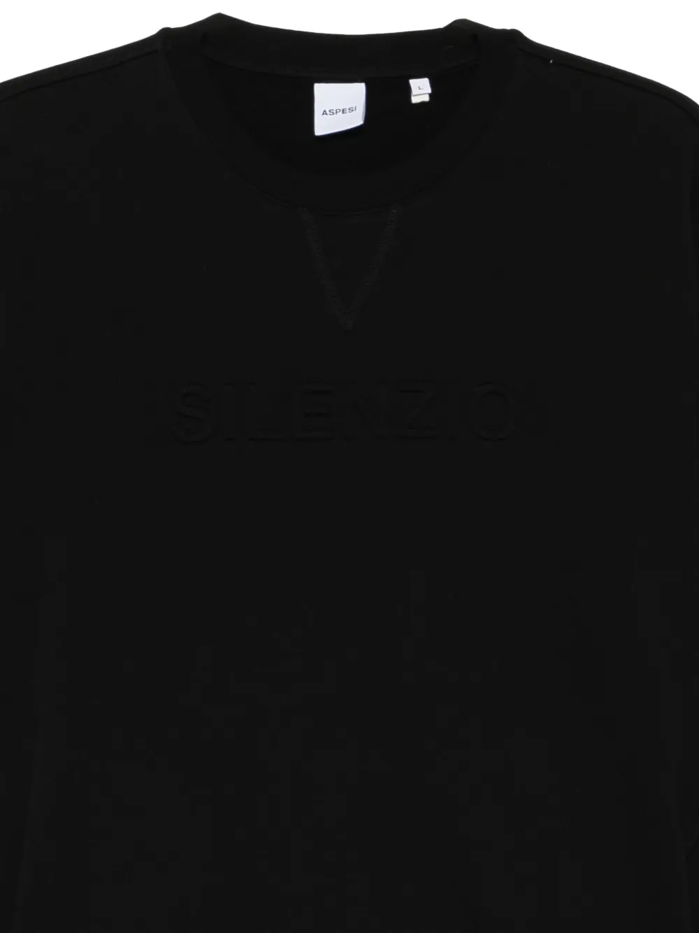 Aspesi Crew-neck Sweatshirt In Black