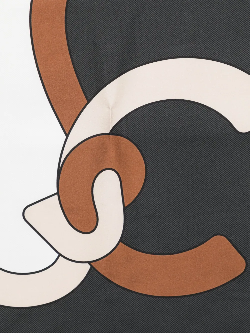 Coccinelle silk scarf - Zwart
