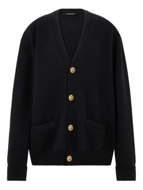 Roberto Cavalli gold button cardigan