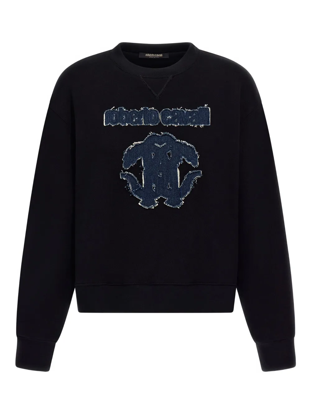 Roberto Cavalli logo sweatshirt - Nero