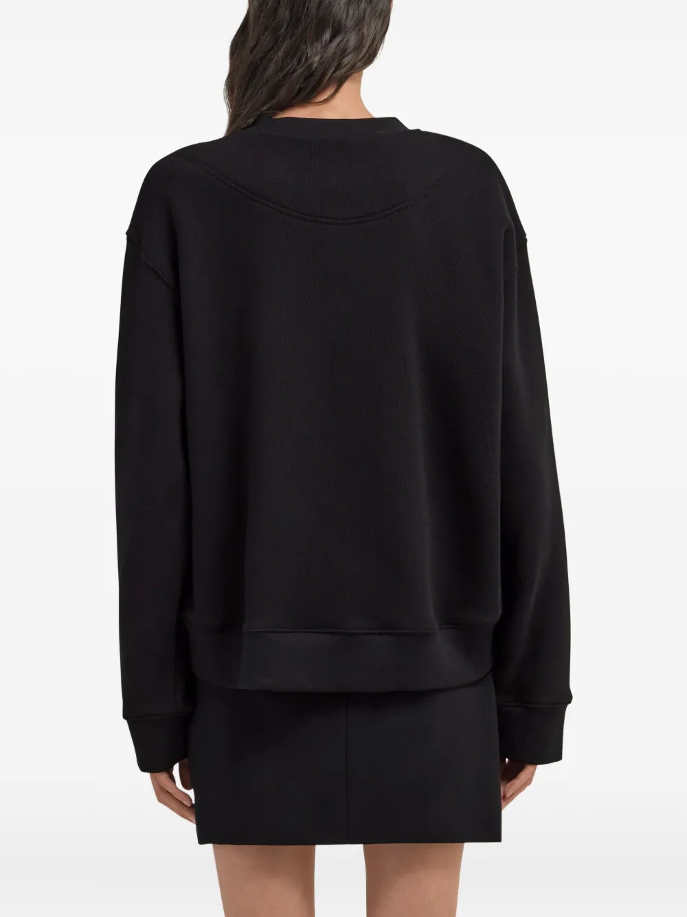 Roberto Cavalli Sweater met logo Zwart