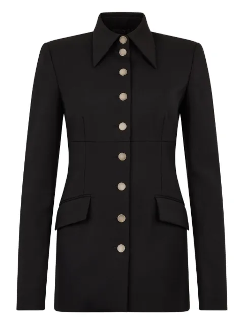 Roberto Cavalli blazer estilo ecuestre con botones