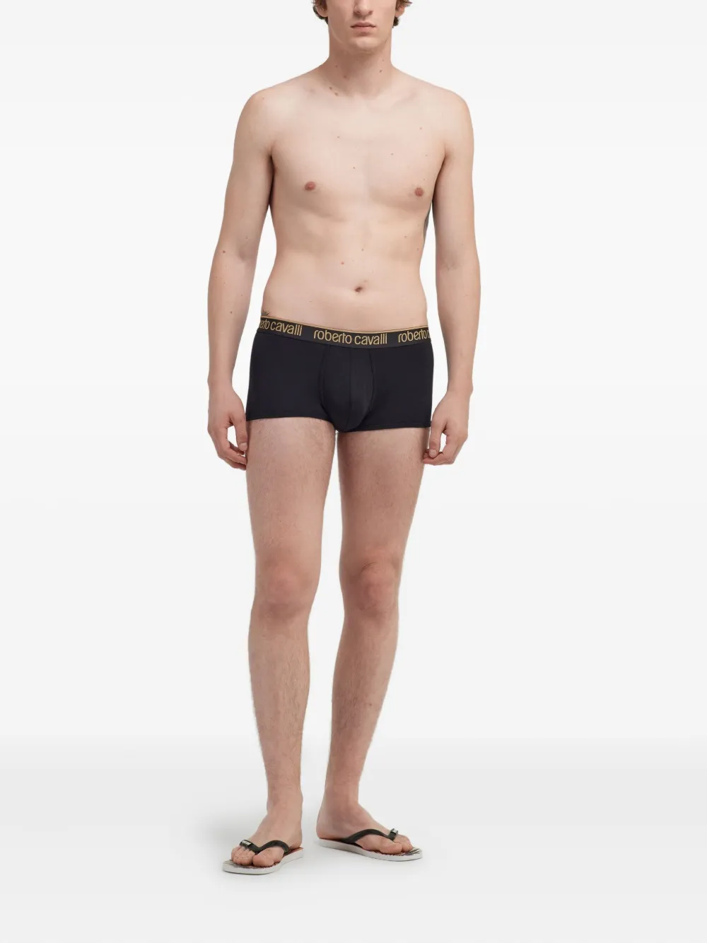 Roberto Cavalli boxer à taille à logo | Image 2