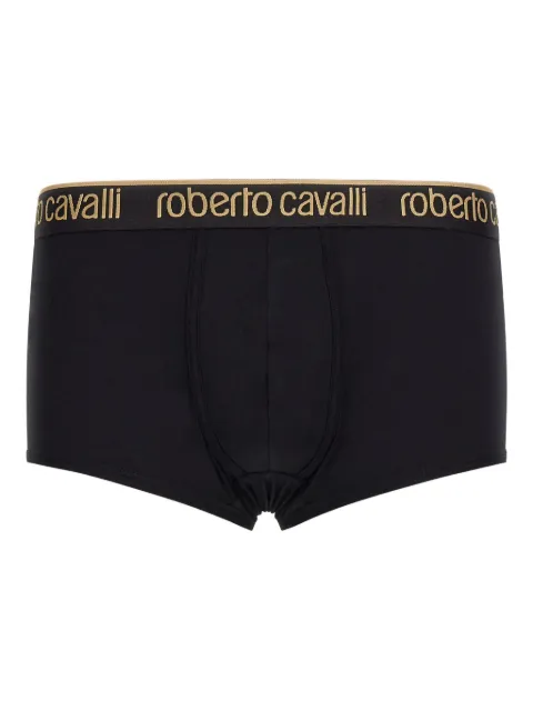 Roberto Cavalli logo-waistband boxer