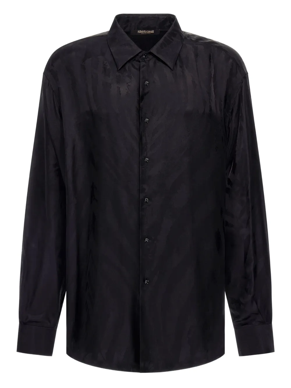 Roberto Cavalli camisa con monograma estampado | negro | Image 1