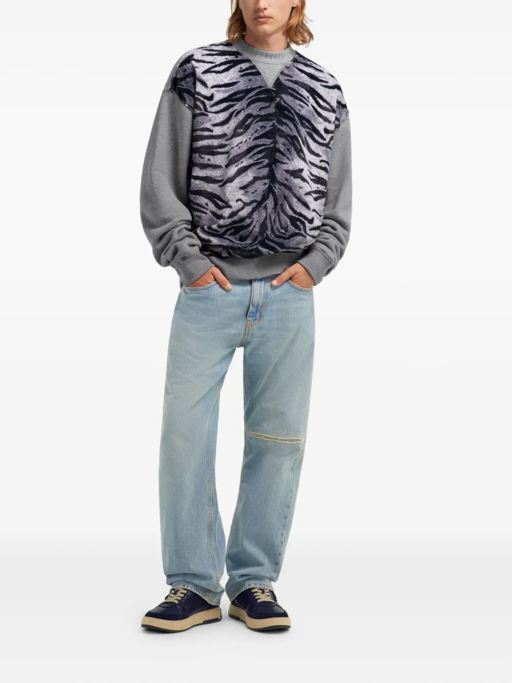 Roberto Cavalli sudadera con estampado de cebra | Sudaderas | Image 2