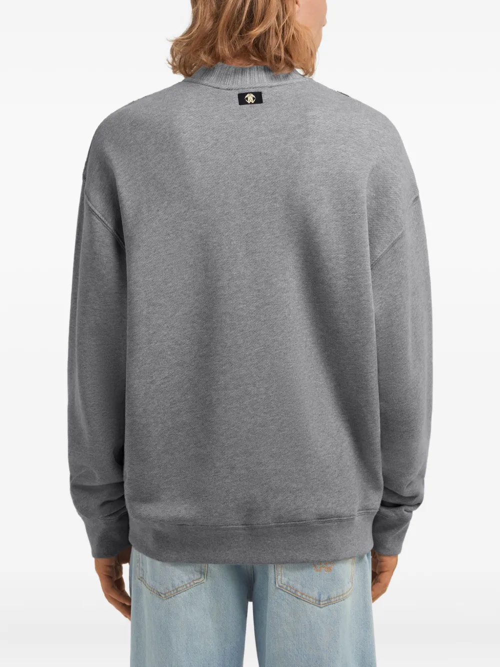 Roberto Cavalli Sweater met zebraprint Grijs