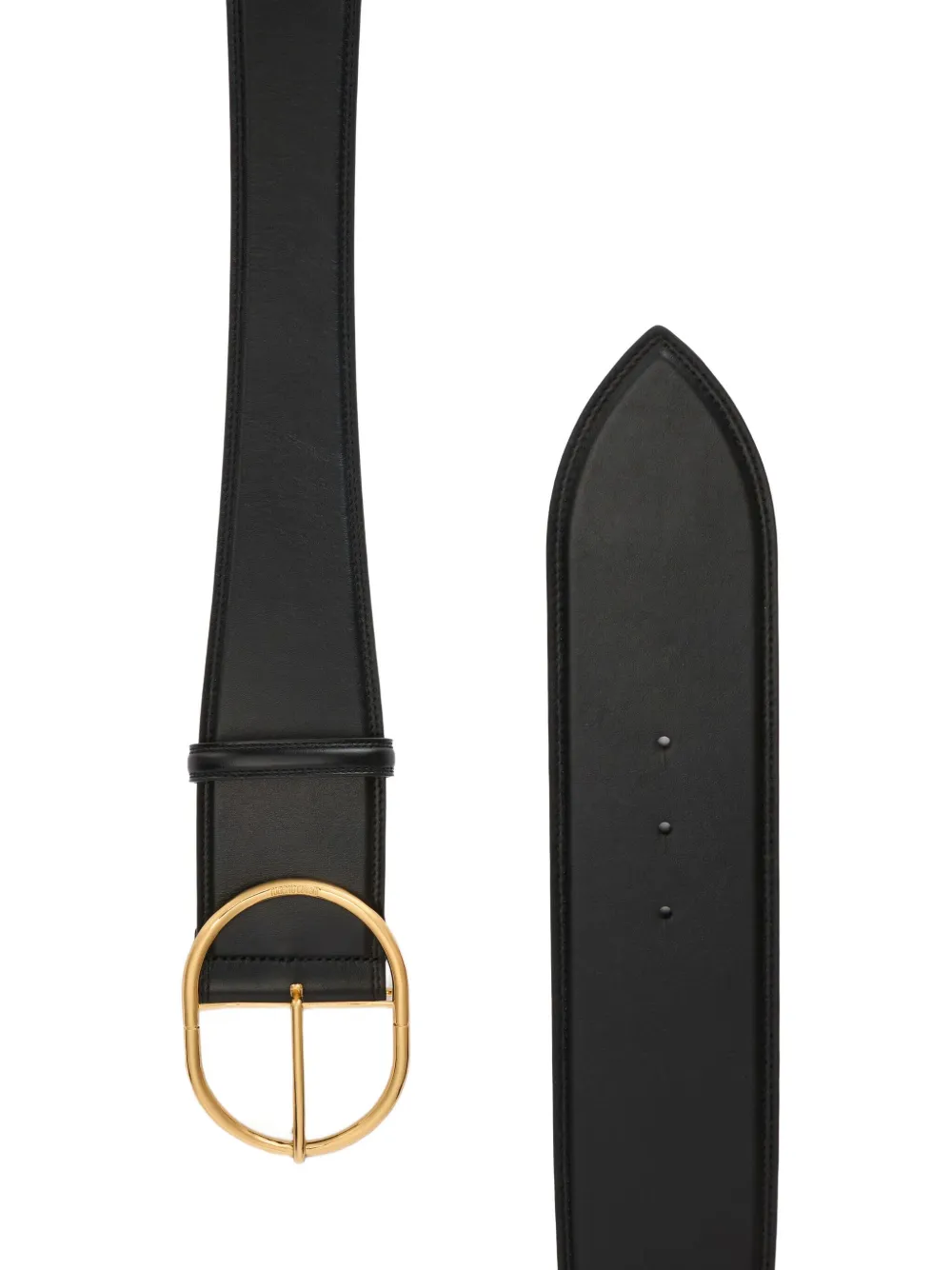 Roberto Cavalli leather belt - Zwart