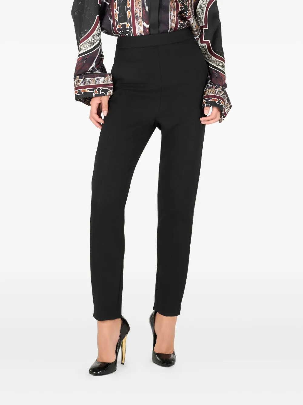 Roberto Cavalli Wollen broek Zwart