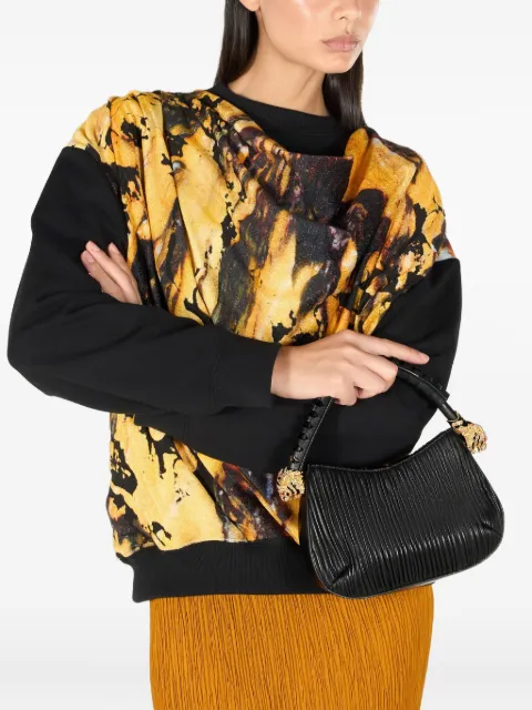 Roberto Cavalli leather tote bag
