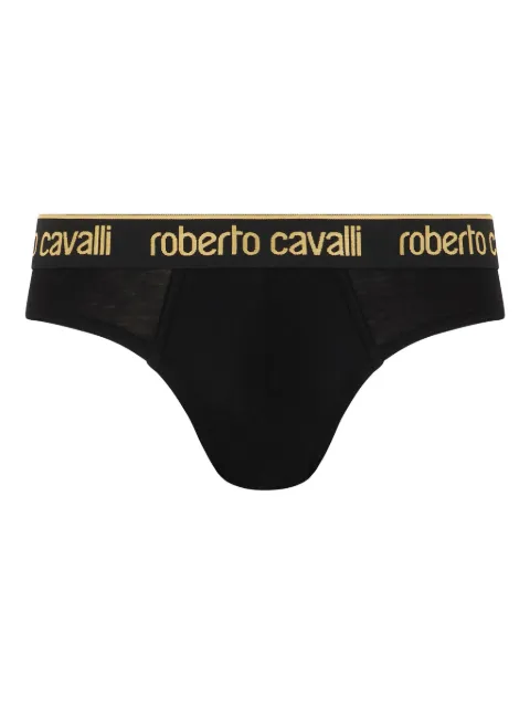 Roberto Cavalli logo-band briefs