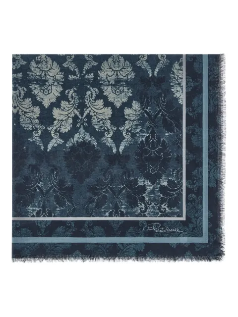 Roberto Cavalli brocade-print shawl