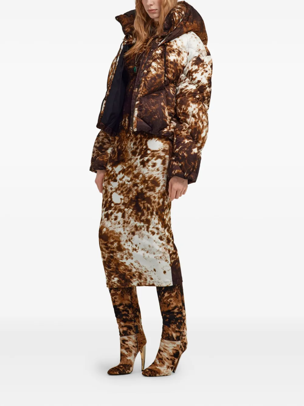 Roberto Cavalli appaloosa-print puffer jacket | Down Jackets | Image 2