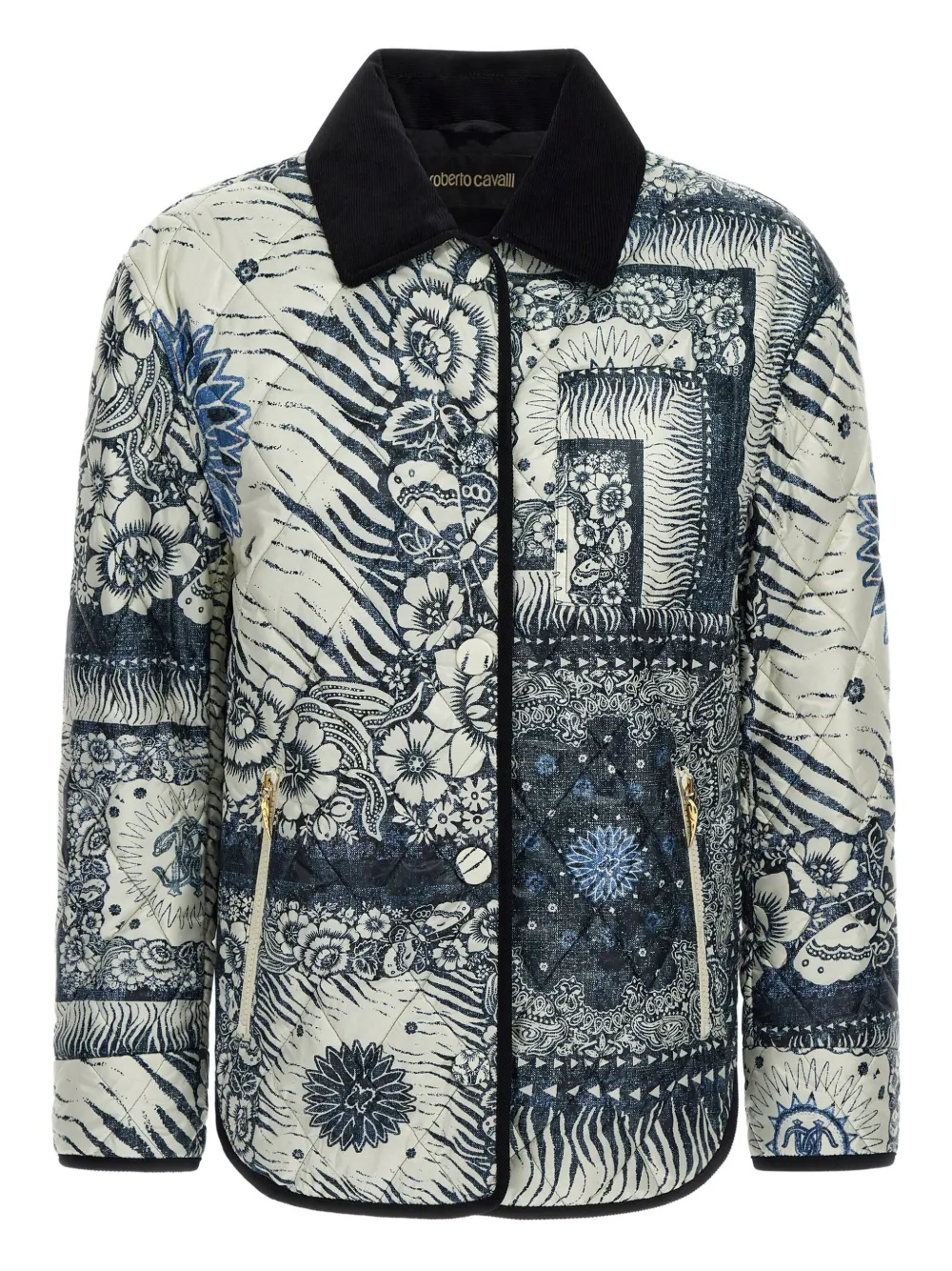Roberto Cavalli bandana-print jacket | Blue | Image 1