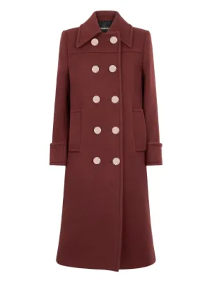 Gucci ダブルブレスト レザートレンチコート | レッド | FARFETCH JP