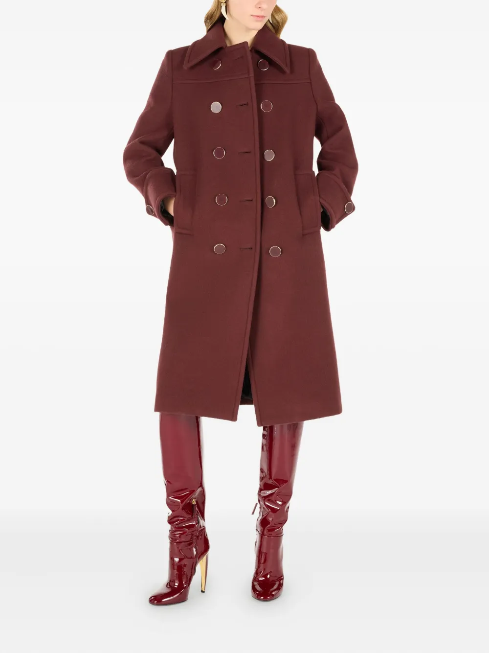 Roberto Cavalli double-breasted wool coat | Double Breasted & Peacoats | Image 2