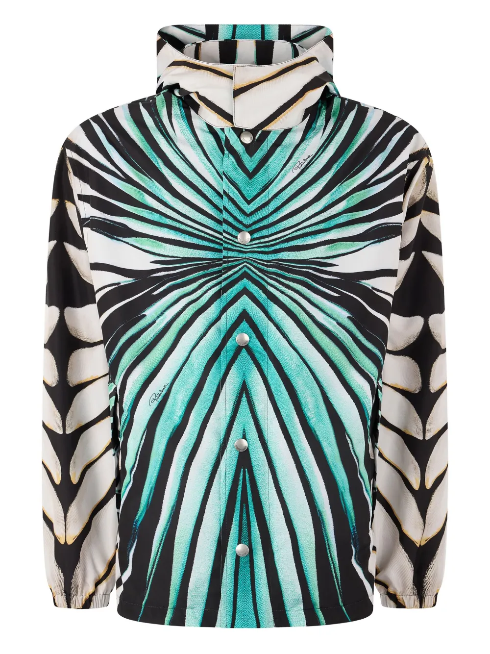 Roberto Cavalli chamarra con estampado Ray Of Sea | azul | Image 1