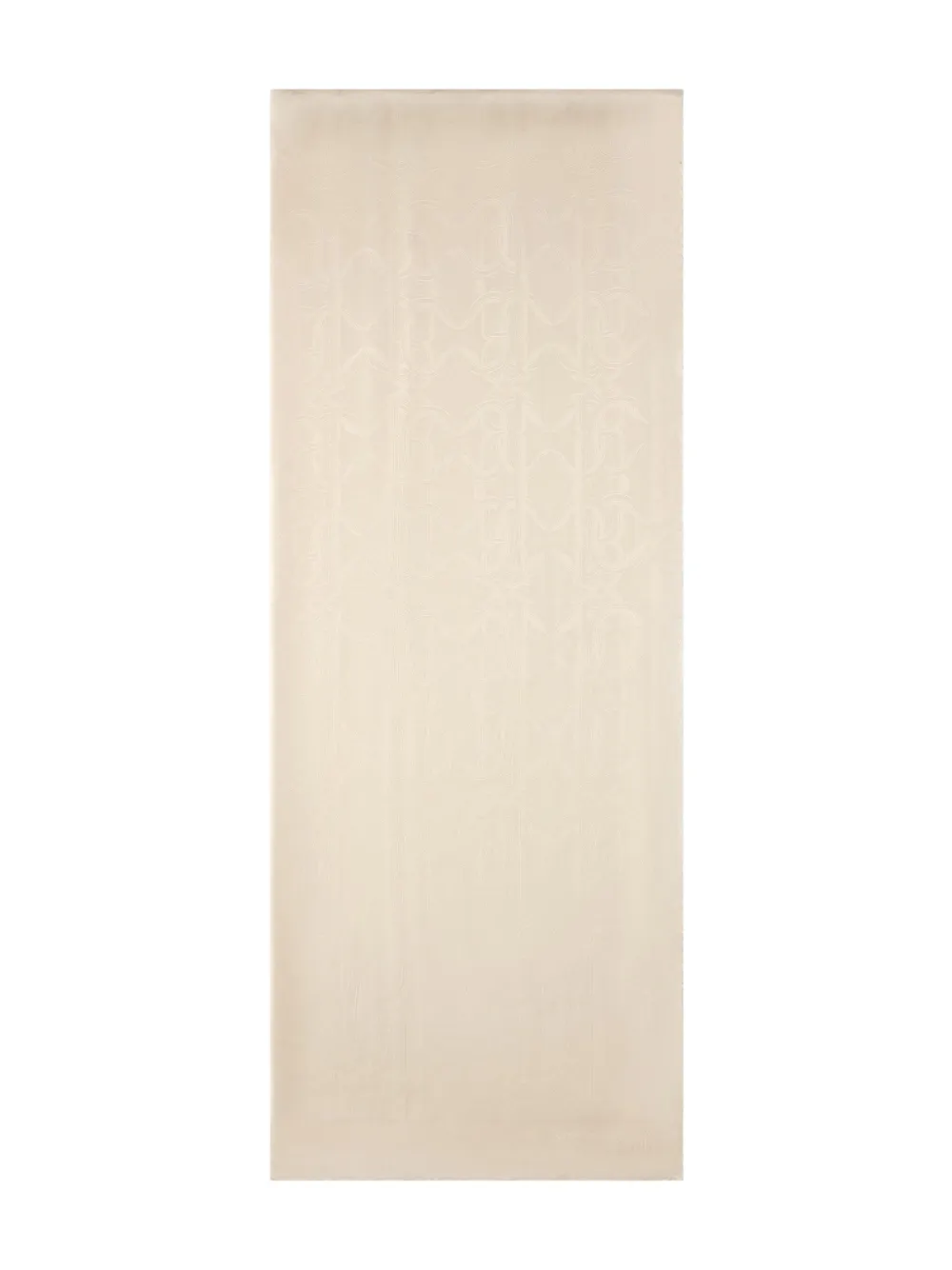 Roberto Cavalli Sciarpa con monogramma jacquard - Toni neutri