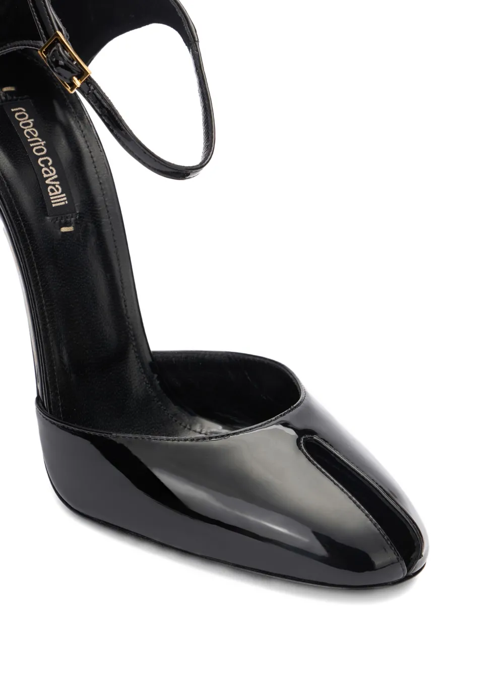 Roberto Cavalli patent-leather pumps Zwart