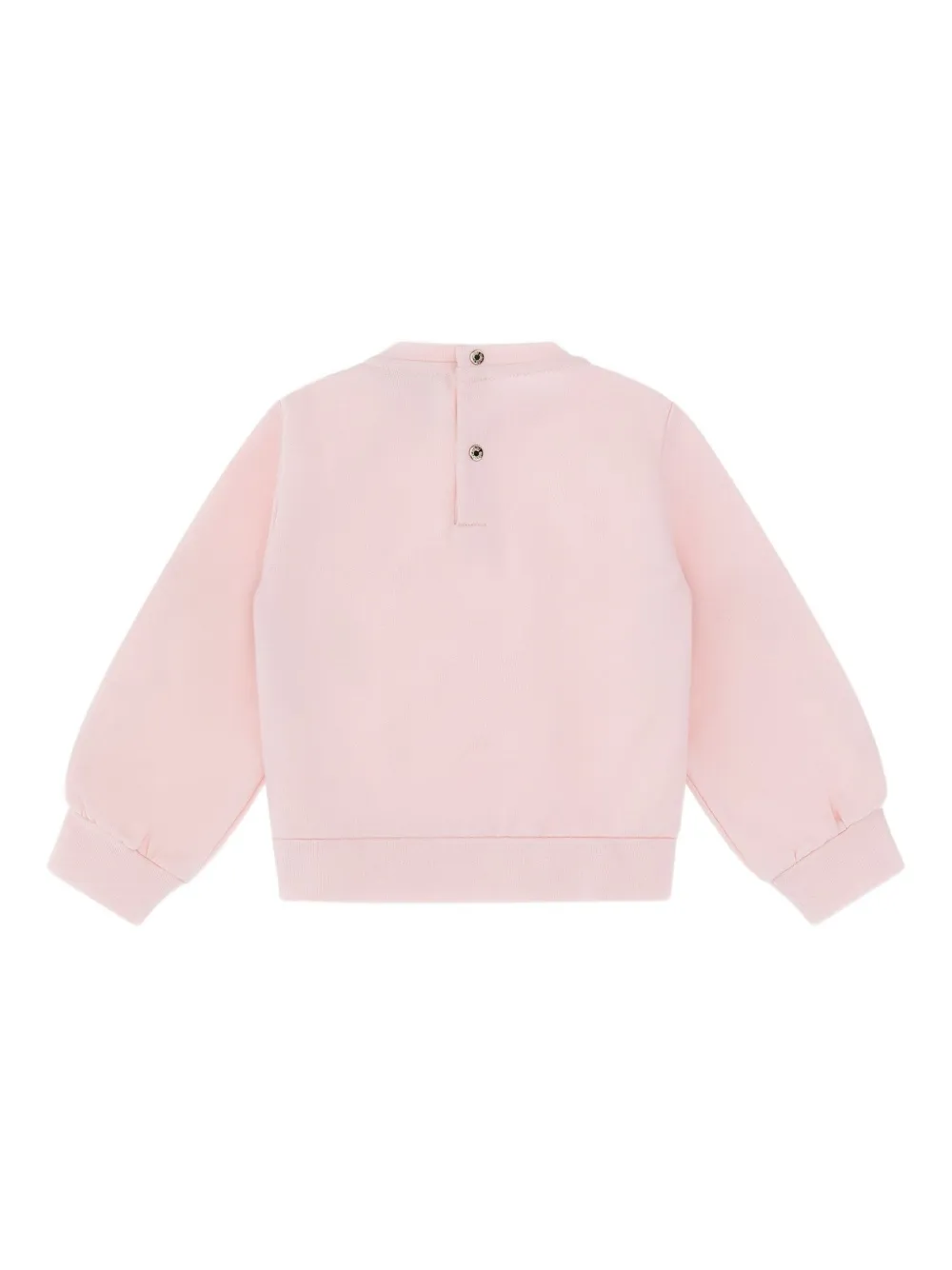 Roberto Cavalli Floral-print Sweatshirt In Pink